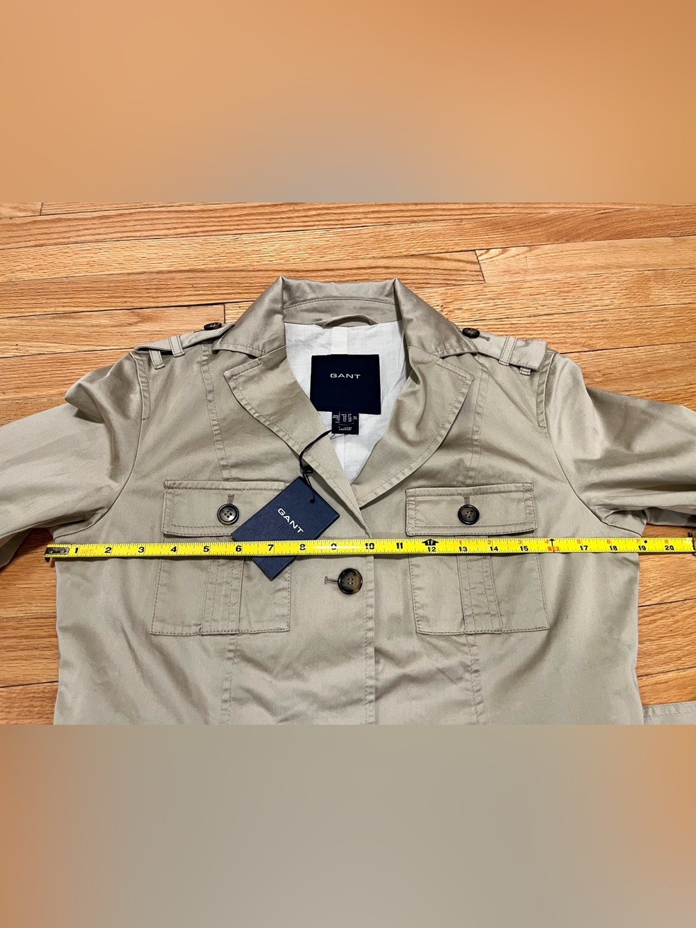 NWT - GANT Safari Field Jacket, women’s size 8 - Picture 11 of 14